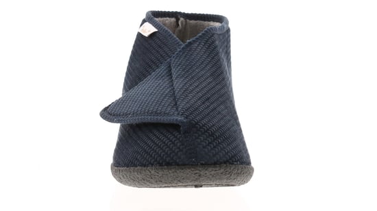 Dr Keller Womens Slippers Fatima Touch Fastening navy