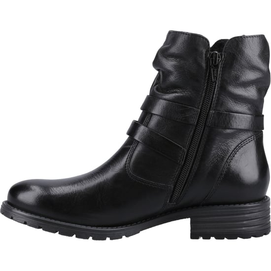 Hush Puppies Piper Laarzen Leder Vrouwen Zwart - Image 4