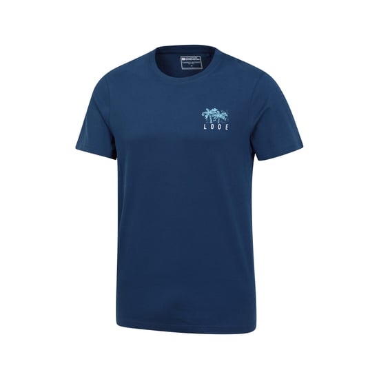 Mountain Warehouse Heren Looe Bedrukt Organisch T-Shirt (Marine) - Image 4