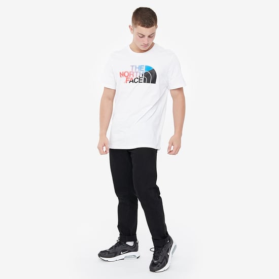 The North Face Bad Glasses T-shirt in Clear Lake Blue / TNF White - Image 6