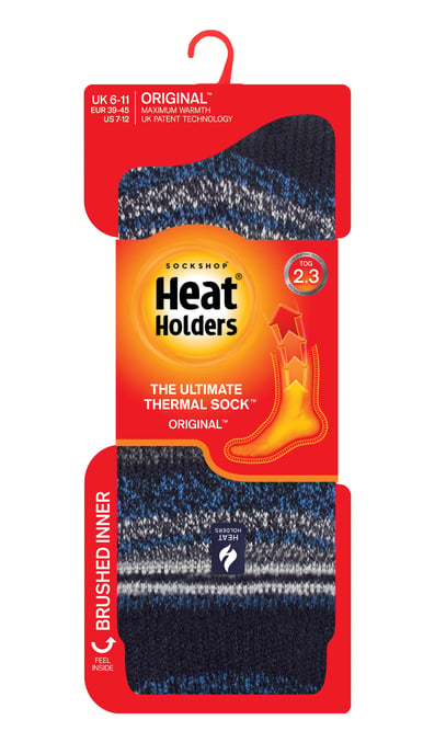Heat Holders Heren extra dikke warme thermo sokken - Marine (Bari) - Image 2