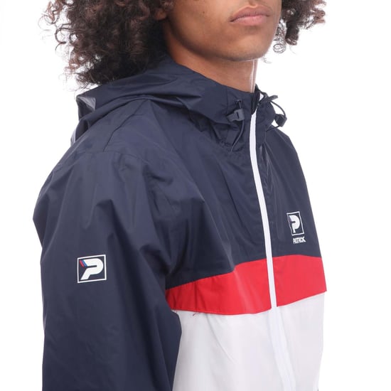 Heren Patrick Cagoule Windjack in Navy - Image 3