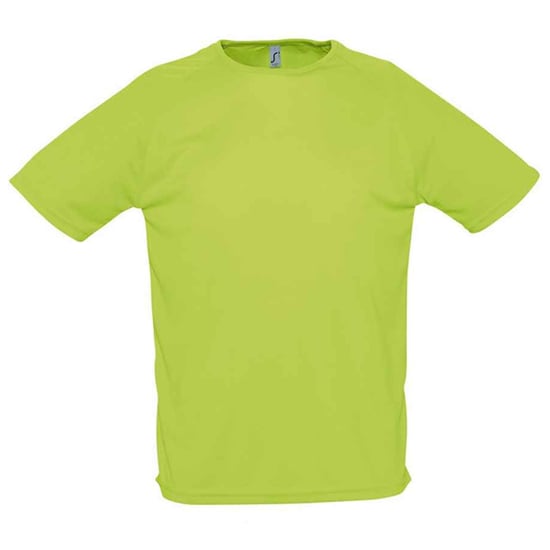 SOLS Heren Sportief Raglan T-shirt (Appelgroen) - Image 1