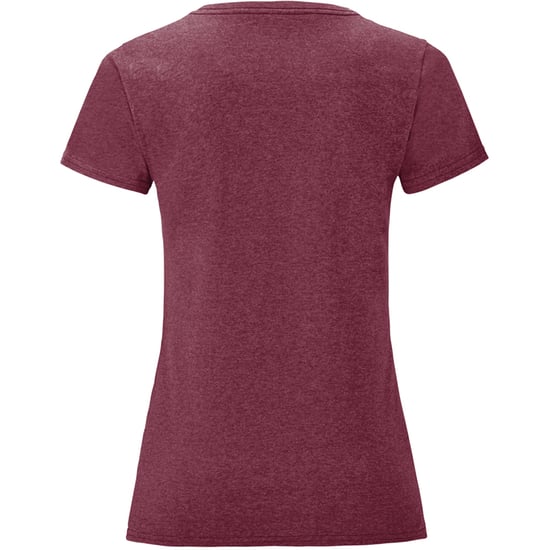 Fruit Of The Vrouwen / Dames Iconische T-Shirt (Heather Bordeaux) - Image 2
