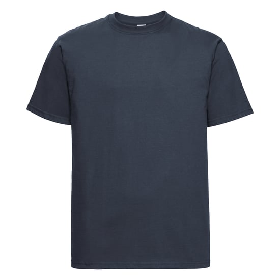 Russell Europe Mens Classic Heavyweight Ringspun Short Sleeve T-Shirt (French Navy)