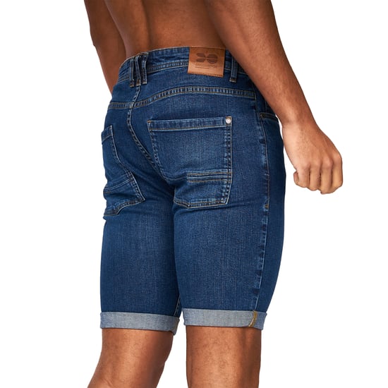 Crosshatch Heren Tadcaster Denim Shorts (Tussentijdse wasbeurt) - Image 2