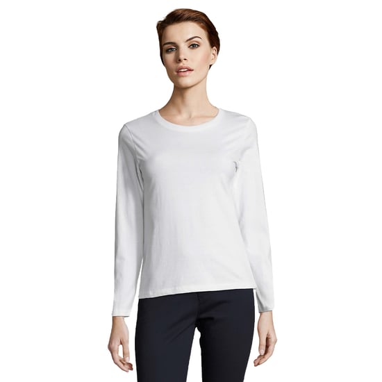 SOLS Dames/Dames Imperial T-shirt met lange mouwen (Wit) - Image 1