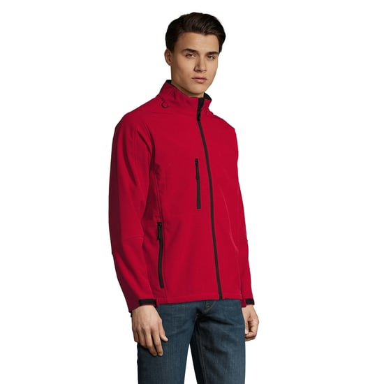 SOLS Heren Relax Soft Shell Jas (Peperrood) - Image 3