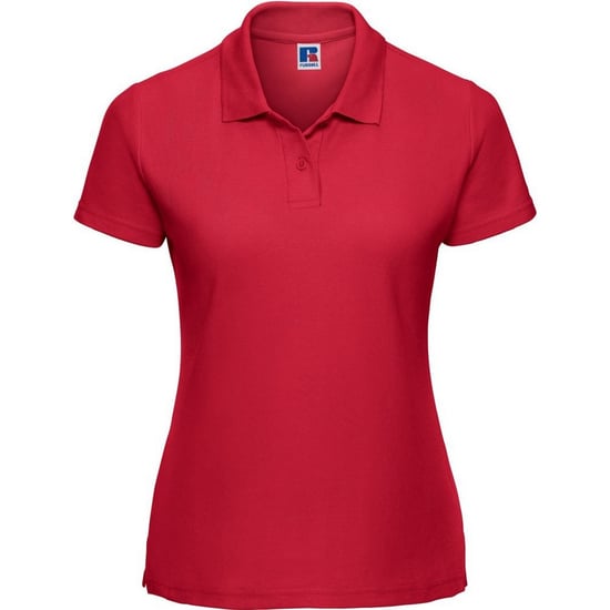 Russell Womens/Ladies Classic Plain Polycotton Polo Shirt (Classic Red)