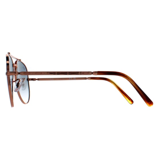 Ray-Ban Aviator Unisex Gepolijst Roségoud Blauw Kleurverloop RB3625 New Aviator - Image 3