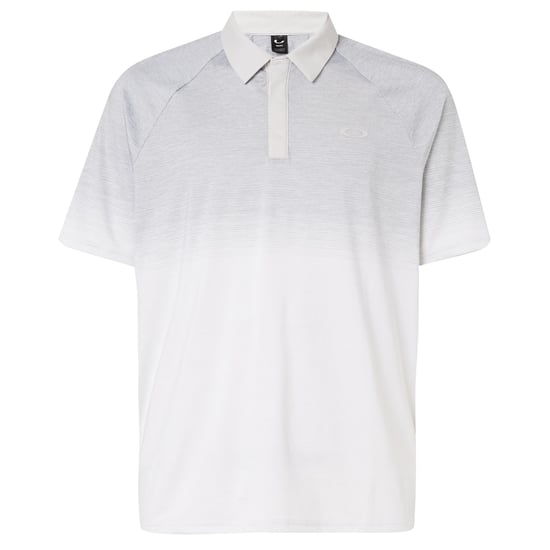 Oakley Short Sleeve White Grey Mens Four Jack Gradient Polo Shirt 434315 26C