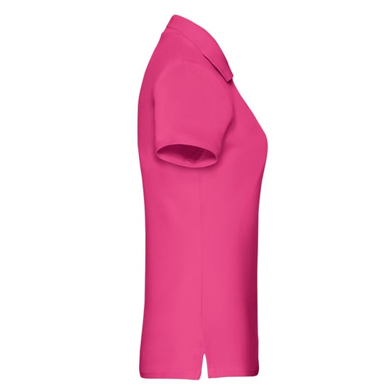 Fruit of the Loom Dames/dames Premium Poloshirt (Fuchsia) - Image 4