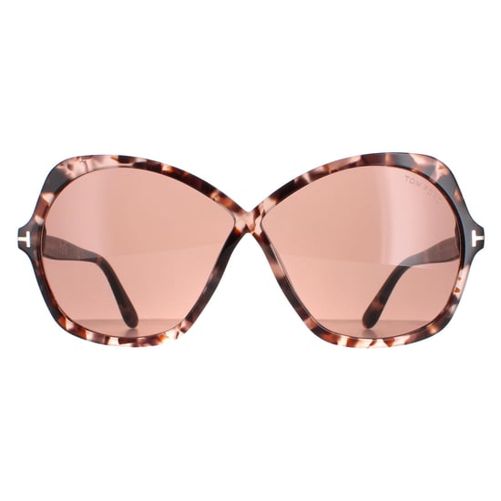 Tom Ford Butterfly Womens Coloured Havana Violet Rosemin FT1013