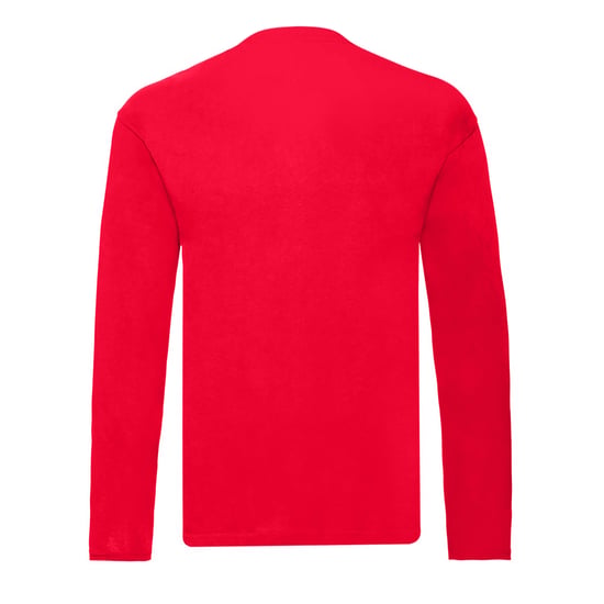 Fruit of the Loom Heren R T-Shirt met lange mouwen (Rood) - Image 2