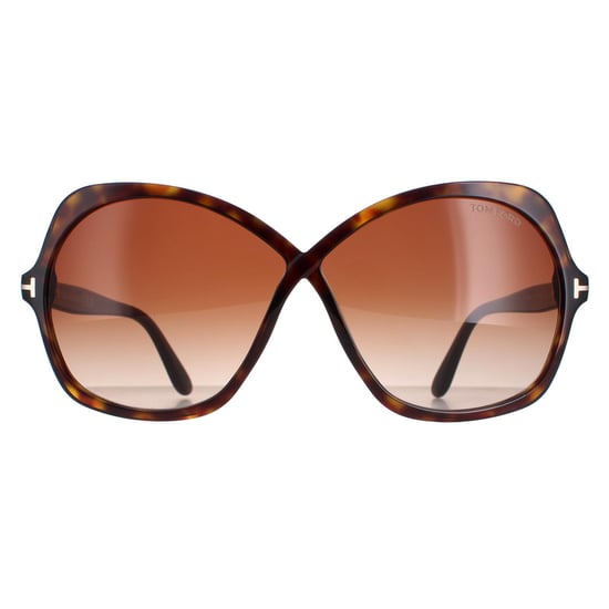 Tom Ford Butterfly Womens Dark Havana Brown Gradient Rosemin FT1013