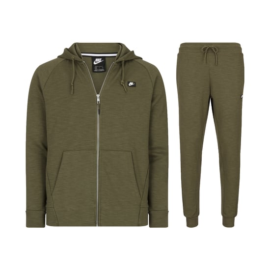 Nike Sportswear Men's Optic Full Zip Tracksuit, Olive - Image 1