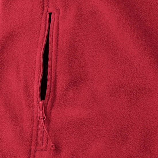 Russell Heren 1/4 Ritssluiting Outdoor Fleece Top (Klassiek rood) - Image 5