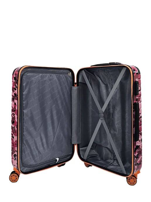 Hardshell Cabin Suitcase Robust 8 Wheel ABS Luggage Travel Bag
