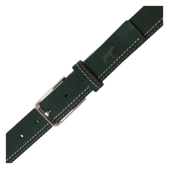 Men's Leather Belt in Green