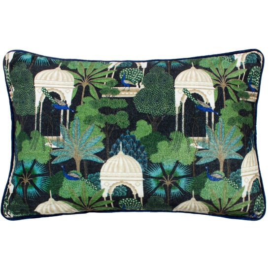Wylder Serenity Printed Velvet Cushion Cover