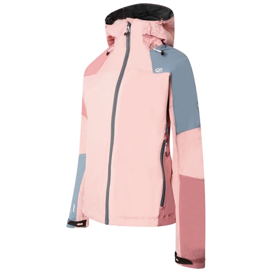 Dare 2B Womens/Ladies Checkpoint III Recycled Waterproof Jacket (Powder Pink/Mesa Rose)