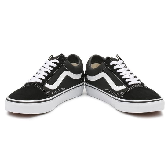 Vans Old Skool Dames Zwart Canvas Trainers - Image 5