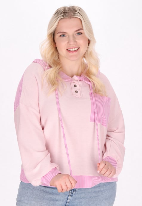 Mymo Plussize sweatshirt vrouwen roze - Image 3
