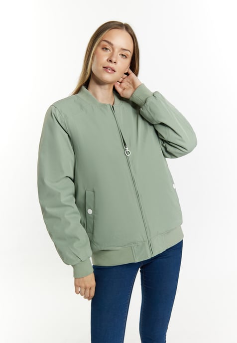 Dreimaster Gewatteerd blousonjack Dames munt - Image 3