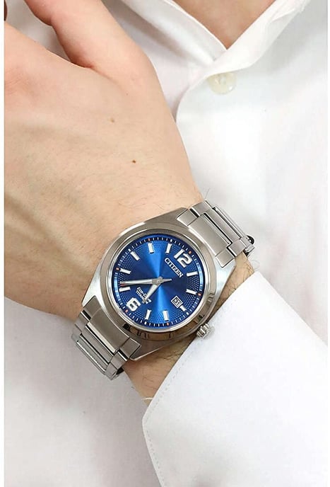 Citizen Heren Zilveren Horloge AW1641-81L - Image 3
