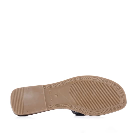 Flat Leather Sandal for Women Eva Lopez