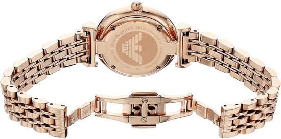Emporio Armani Gianni T-bar Dames Horloge Rosékleurig AR1909 - Image 4