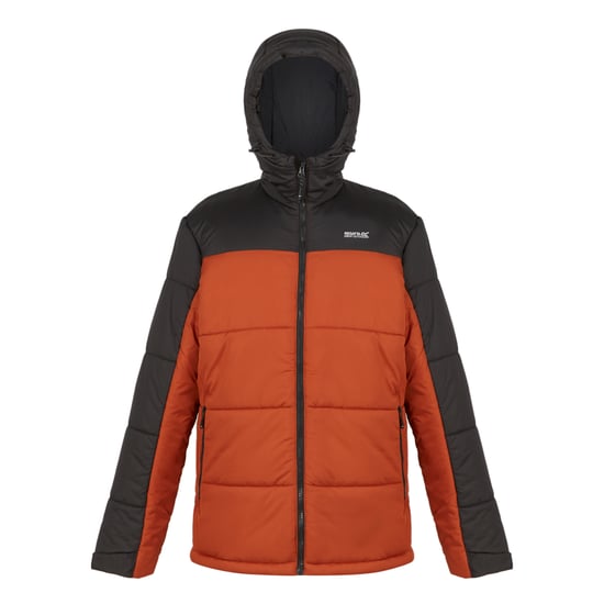 Regatta Mens Nevado VII Insulated Padded Jacket (Burnt Copper/Ash)