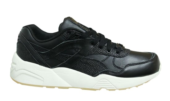 Puma Trinomic R698 Decor Black Low Lace Up Womens Running Trainers 360533 01