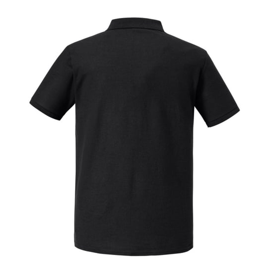 Russell Heren Authentic Eco Poloshirt (Zwart) - Image 2