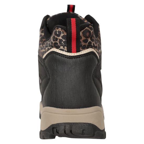 Mountain Warehouse Dames/Dames Adventurer Faux Suede Waterdichte Wandelschoenen met luipaardprint (Zwart) - Image 2