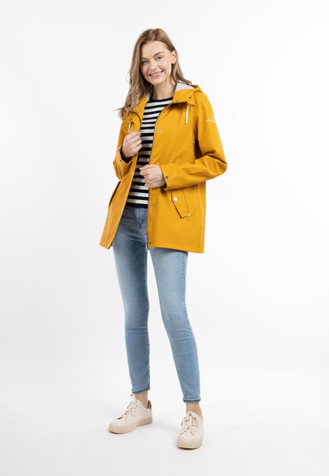 Dreimaster Regenjas Dames curry - Image 1