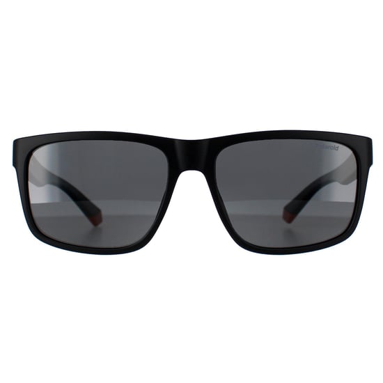 Polaroid Rectangle Mens Black Orange Grey Polarized PLD 2149/S