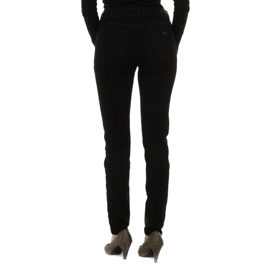 Women's long stretch denim pants 6Y5J28-5D2RZ