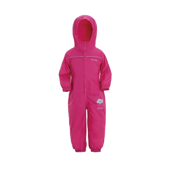 Regatta Great Outdoors Childrens Toddlers Puddle IV Waterproof Rainsuit (Jem)