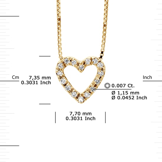 DIADEMA - Necklace with Diamonds - Yellow Gold