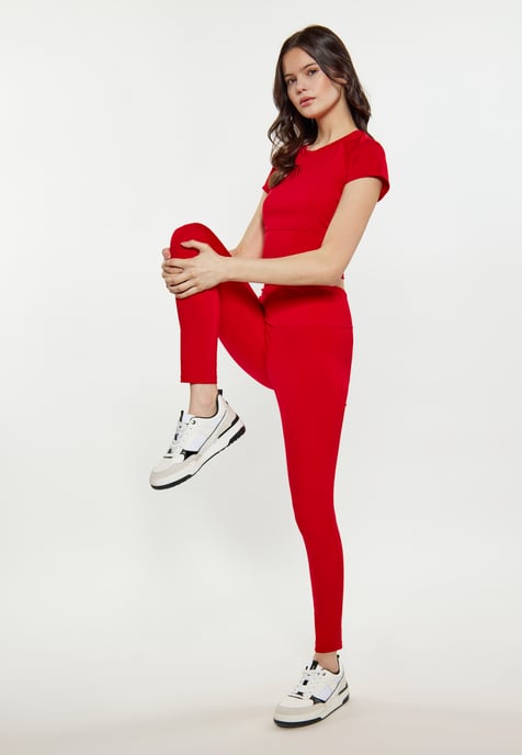 Mymo Broek Dames rood - Image 2