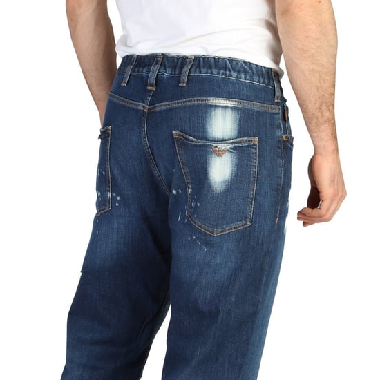 Emporio Armani   Boyfriend Lengte enkel  Blauw - Image 4