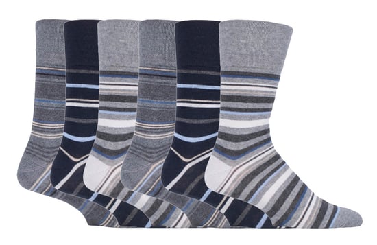 6 paar sokken zonder elastiek herensokken met zachte grip 39-45 Uk - SOMRJ581 - Image 1