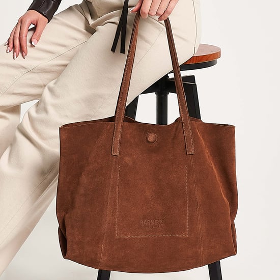 Barneys Originals Real Cow Suede Tote