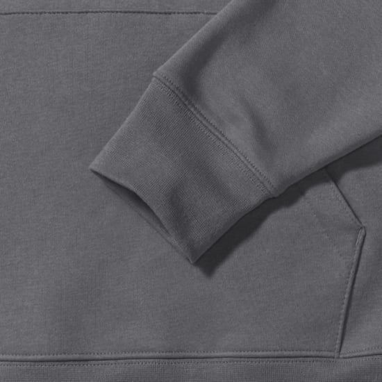 Russell Mens Authentic Hooded Sweatshirt / Hoodie (Convoy Grey)