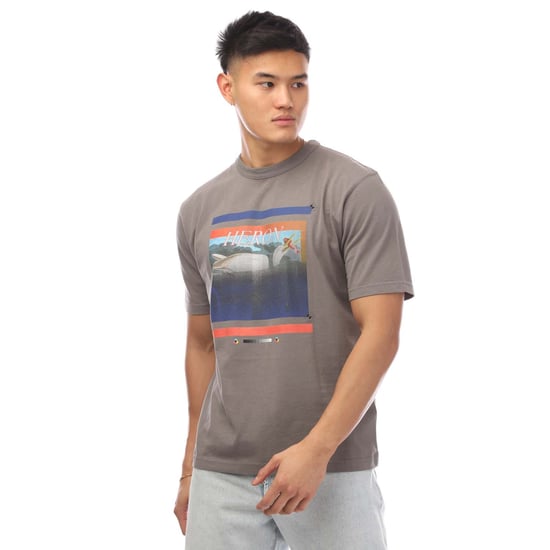 Heren-T-shirt Heron Preston Misprinted Heron in Grijs - Image 3