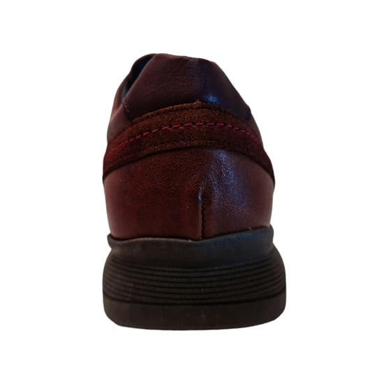 Man's Derby Shoe Riverty color Burgundy