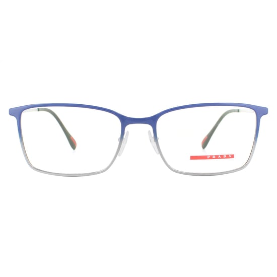 Prada Sport Rectangular Top Blue Gradient Gunmetal Mens  Glasses Frames