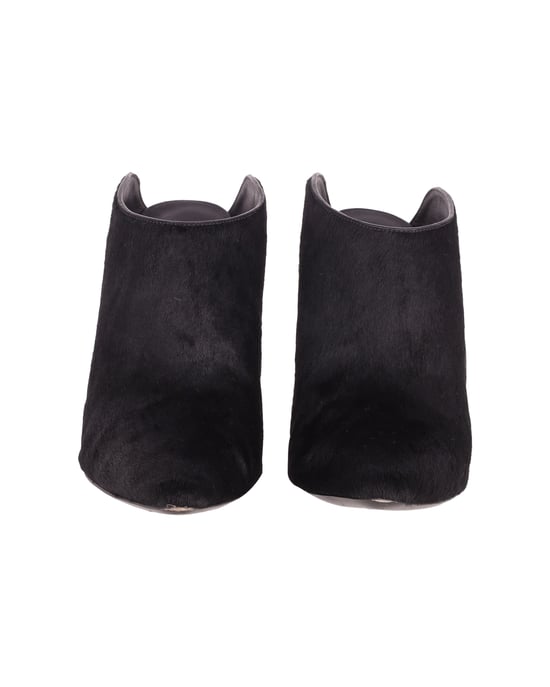 Alexander Wang Miranda Pony Muiltjes in Zwarte Wol - Image 2