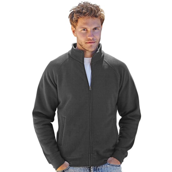 Fruit Of The Loom Heren Premium 70/30 Sweatshirt Met Volledige Ritssluiting (Licht Graphite) - Image 2